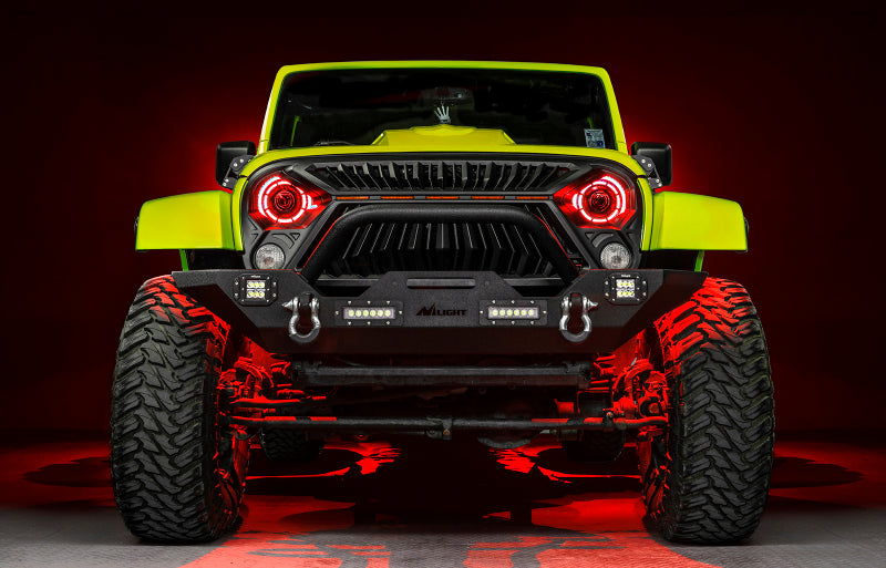 ORACLE Lighting 07-18 Jeep Wrangler JK Oculus 7in. ColorSHIFT Bi-LED Projector Headlights