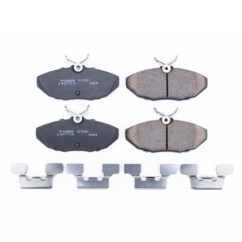 Power Stop 03-05 Jaguar S-Type Rear Z17 Evolution Ceramic Brake Pads w/Hardware PowerStop