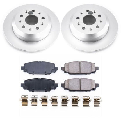 Power Stop 18-19 Jeep Wrangler Rear Z17 Evolution Geomet Coated Brake Kit PowerStop