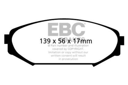 EBC Ultimax2 Front Brake Pads - UD793 EBC