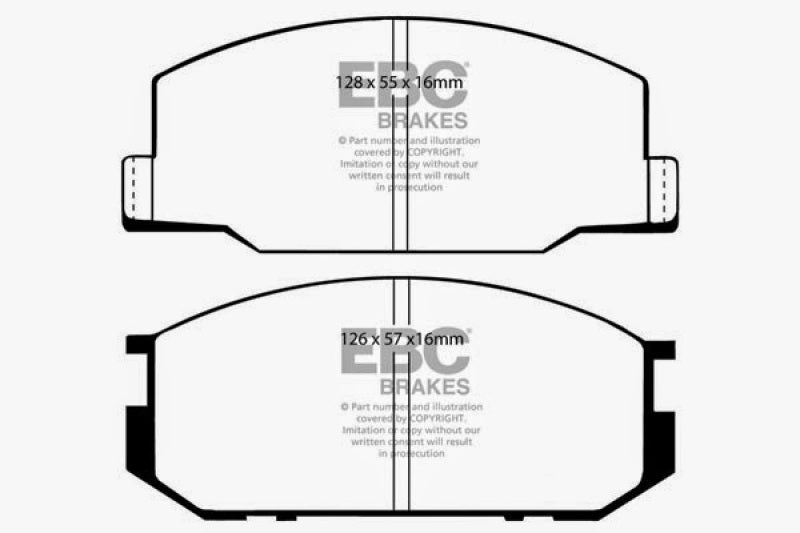 EBC YellowStuff Front Brake Pads - DP4456R