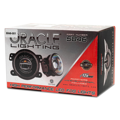 Oracle Jeep Wrangler JK/JL/JT High Performance W LED Fog Lights - Red