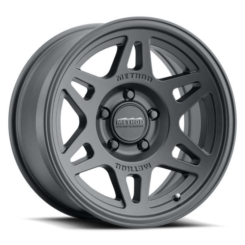 Method MR706 Bead Grip 17x8.5 0mm Offset 5x5 5mm Matte Black Wheel