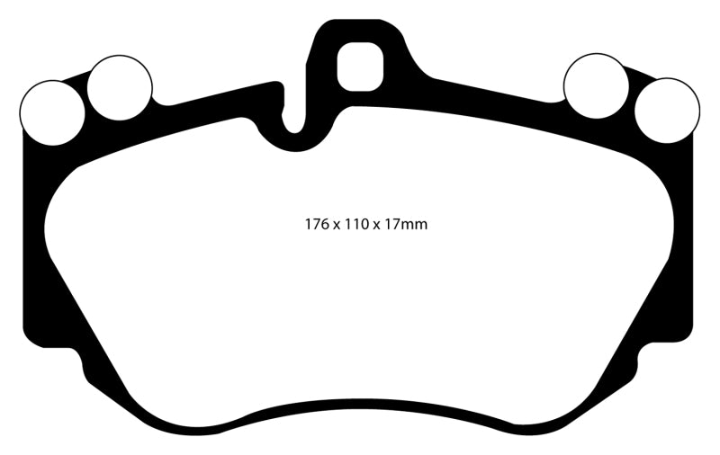 EBC YellowStuff Front Brake Pads - DP41905R EBC