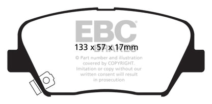 EBC Ultimax2 Front Brake Pads - UD1432 EBC