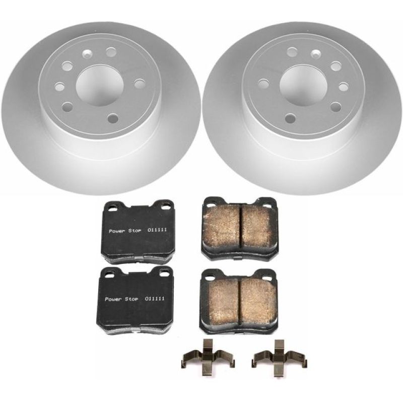 Power Stop 99-03 Saab 9-3 Rear Z23 Evolution Sport Coated Brake Kit PowerStop