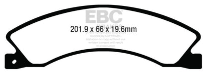 EBC GreenStuff Rear Brake Pads - DP63021 EBC