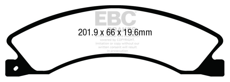 EBC Ultimax2 Rear Brake Pads - UD15651 EBC