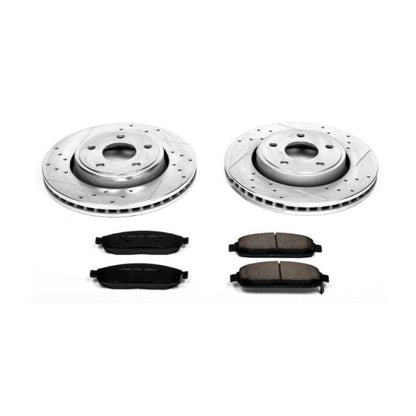 Power Stop 06-10 Jeep Commander Front Z23 Evolution Sport Brake Kit PowerStop