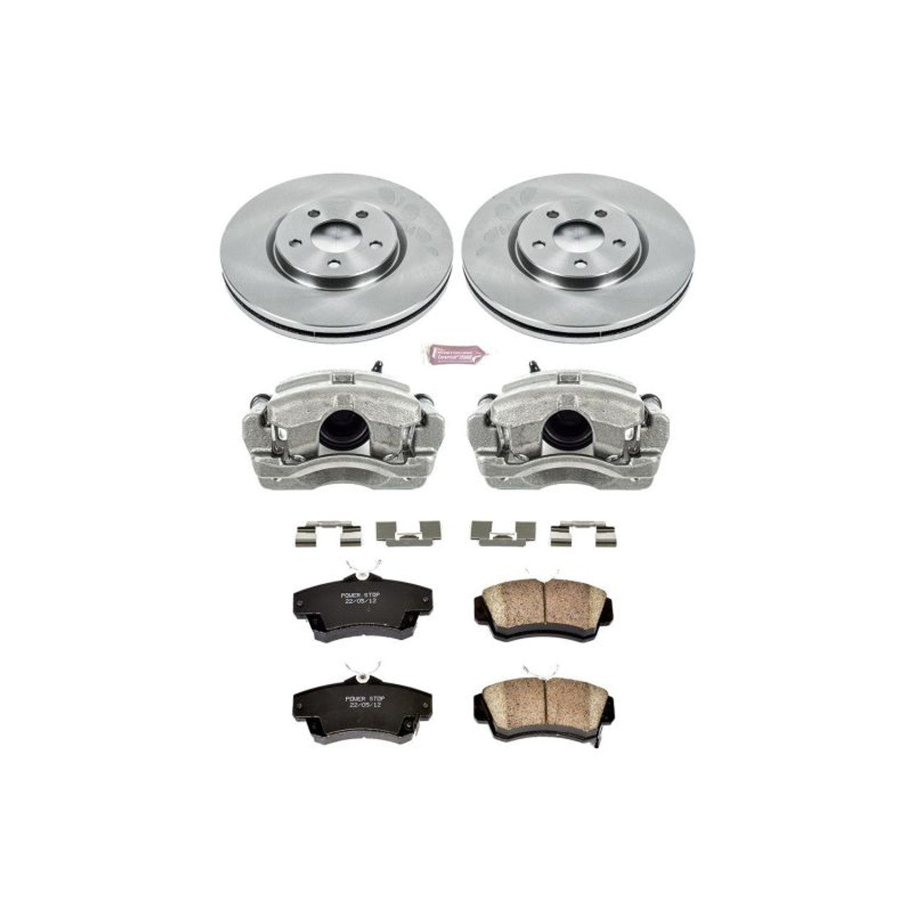 Power Stop 03-09 Chrysler PT Cruiser Front & Rear Z17 Evolution Geomet Coated Brake Kit