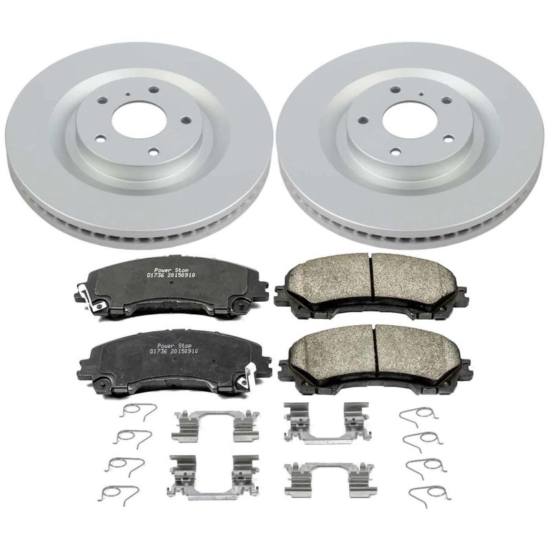 Power Stop 2019 Infiniti QX50 Front Z17 Evolution Geomet Coated Brake Kit PowerStop