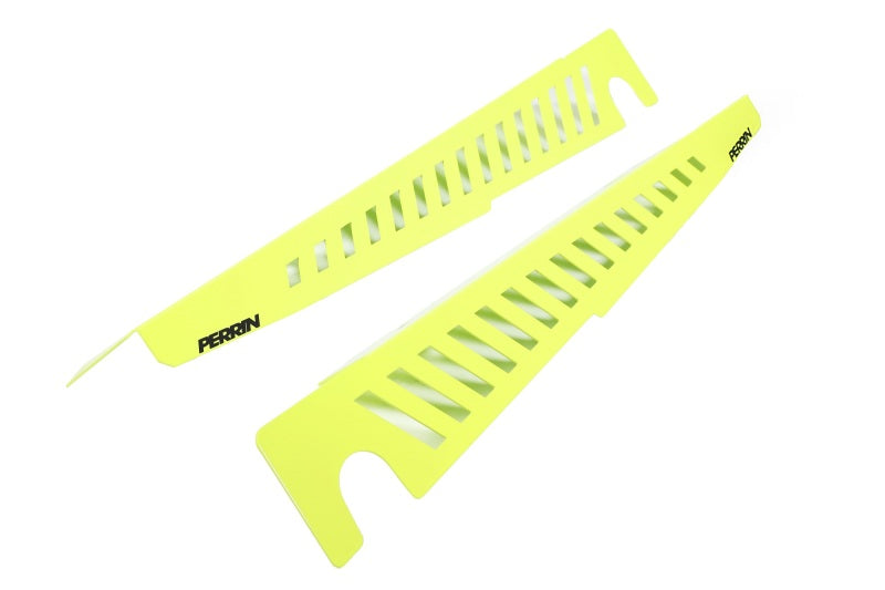 Perrin 22-23 Subaru WRX Fender Shroud Set - Neon Yellow Perrin Performance