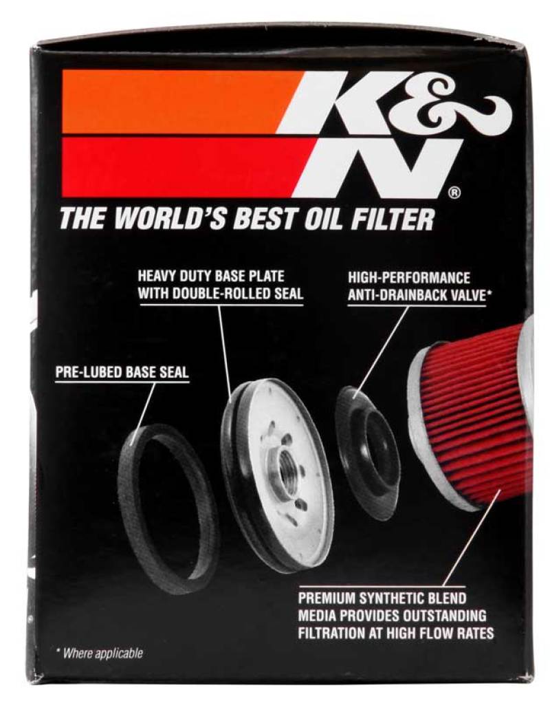 K&N Buell 2.563in OD x 2.969in H Oil Filter