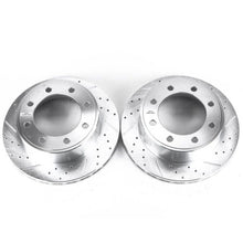 Load image into Gallery viewer, Power Stop 2007 Ford E-150 Rear Evolution Drilled &amp; Slotted Rotors - Pair