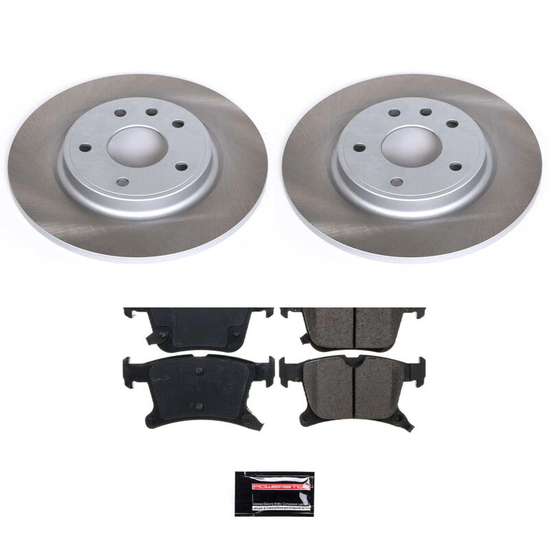 Power Stop 20-23 Chrysler Voyager Rear Semi-Coated Rotor Kit PowerStop