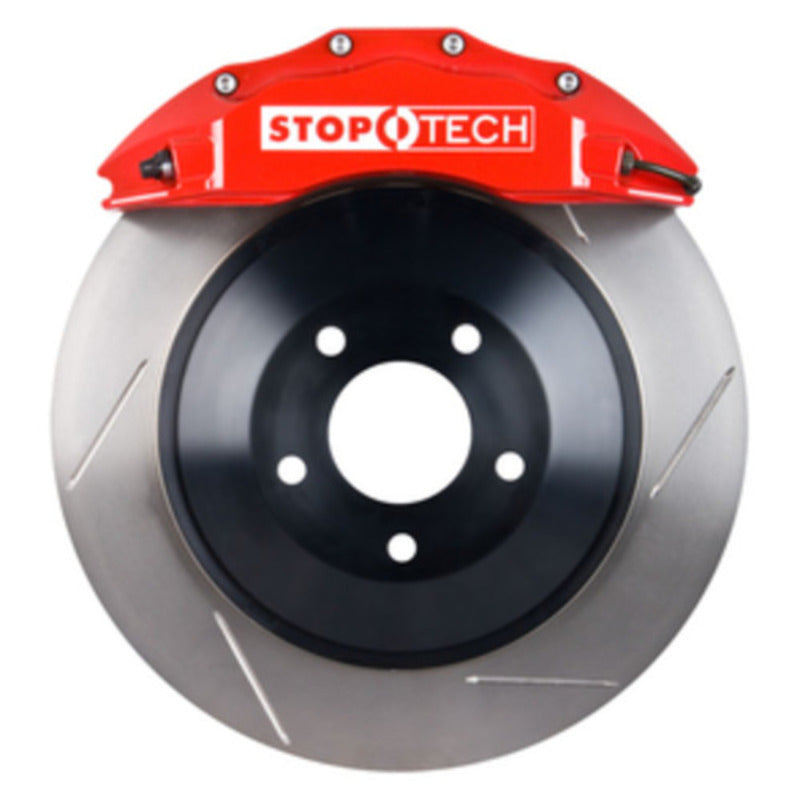 StopTech 08-13 Toyota Land Cruiser Front BBK w/ Red ST-65 Calipers Slotted 380x35mm Rotor Stoptech