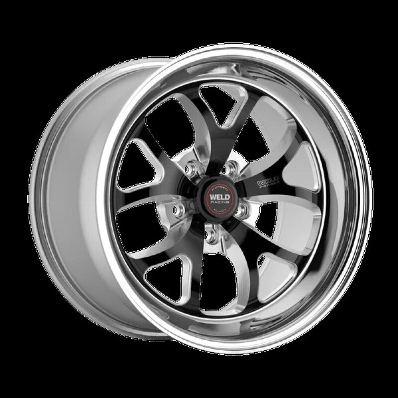 Weld S76 18x8 / 5x115 BP / 5.1in. BS Black Wheel (3.18 ID High Pad)