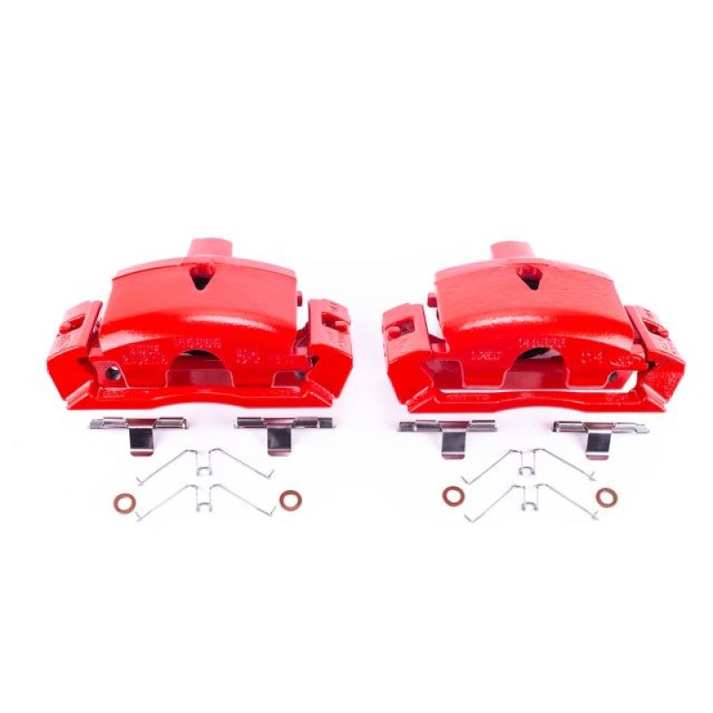 Power Stop 04-06 Ford E-150 Rear Red Calipers w/Brackets - Pair PowerStop