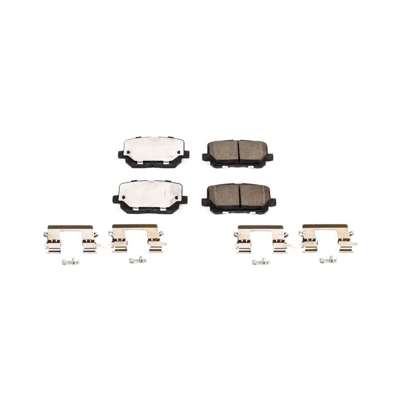 Power Stop 14-19 Dodge Charger Rear Z17 Evolution Ceramic Brake Pads w/Hardware PowerStop