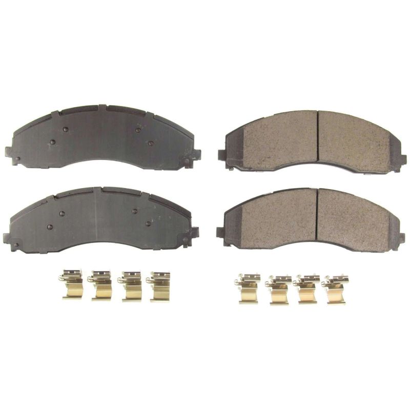 Power Stop 17-19 Ford F-450 Super Duty Front Z17 Evolution Ceramic Brake Pads w/Hardware PowerStop