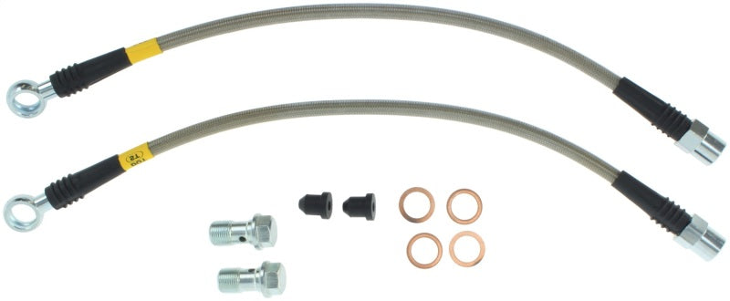 StopTech 02-03 Audi S6 Rear Stainless Steel Brake Line Kit Stoptech