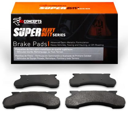 R1 Front Super Heavy Duty Brake Pads 1975-1994 Ford E-350 Econoline Club Wagon & More - 2214-0450-00