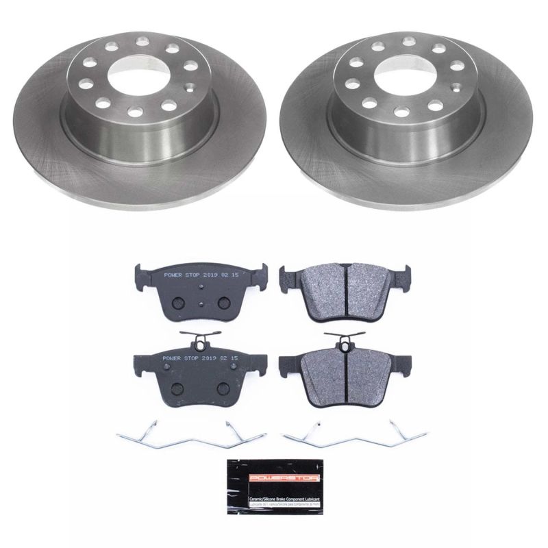 Power Stop 2019 Volkswagen Jetta Rear Track Day SPEC Brake Kit PowerStop