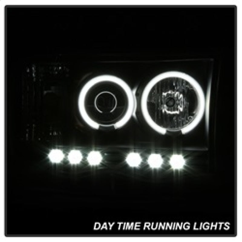 Spyder Dodge Ram 1500 02-05 03-05 Projector Headlights CCFL Halo LED Blk PRO-YD-DR02-CCFL-BK SPYDER