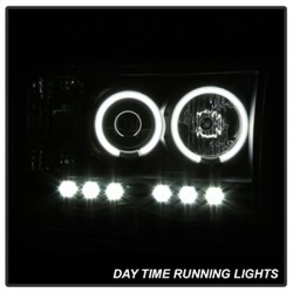 Spyder Dodge Ram 1500 02-05 03-05 Projector Headlights CCFL Halo LED Blk PRO-YD-DR02-CCFL-BK SPYDER