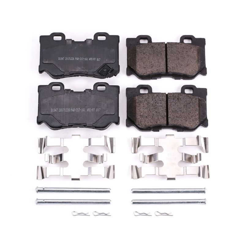 Power Stop 09-13 Infiniti FX50 Rear Z17 Evolution Ceramic Brake Pads w/Hardware PowerStop