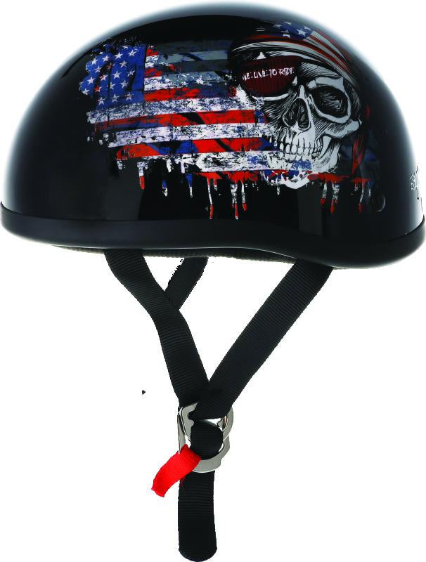 Bikers Choice Skid Lids Live To Ride Original Helmet - XS - 649512