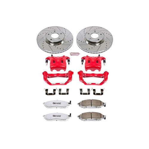 Power Stop 09-17 Nissan 370Z Front and Rear Z26 Street Kit w/Cals