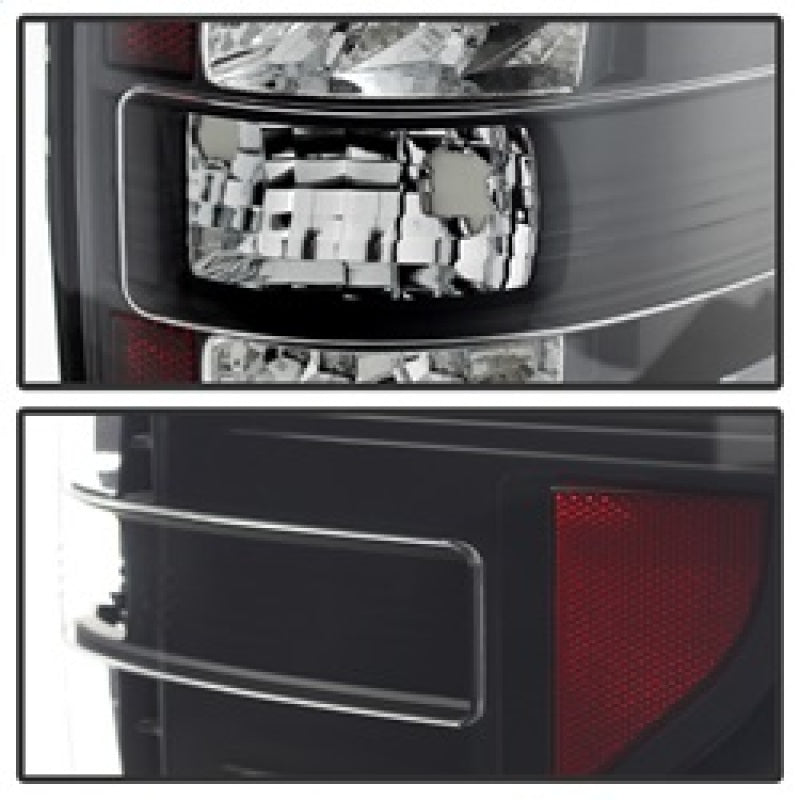 Spyder Ford F150 09-14 LED Tail Lights Black ALT-YD-FF15009-LED-BK SPYDER