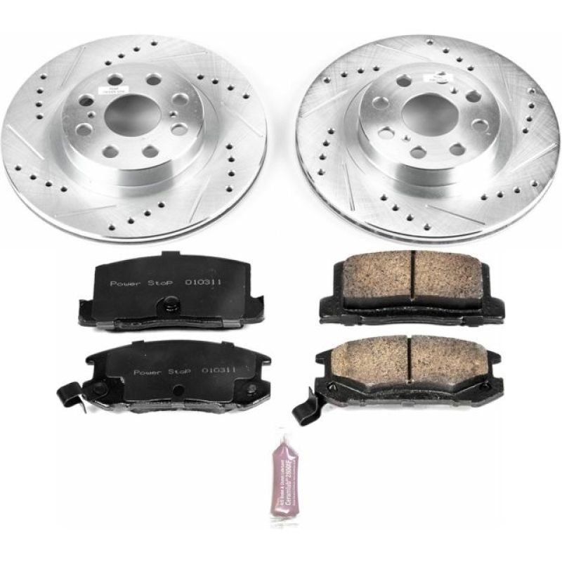 Power Stop 00-05 Toyota MR2 Spyder Rear Z23 Evolution Sport Brake Kit PowerStop