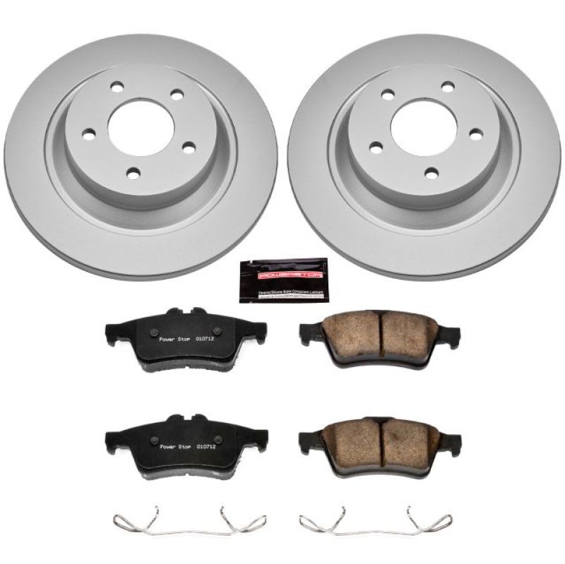 Power Stop 08-10 Mazda 5 Rear Z17 Evolution Geomet Coated Brake Kit PowerStop