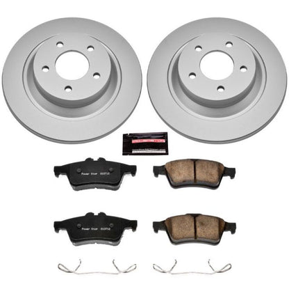 Power Stop 08-10 Mazda 5 Rear Z17 Evolution Geomet Coated Brake Kit PowerStop