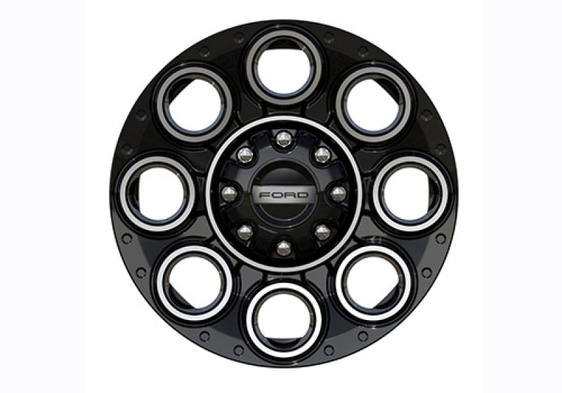 Ford Racing 23-24 Super Duty 20x8in Wheel Kit - Black w/Machined Face Ford Racing