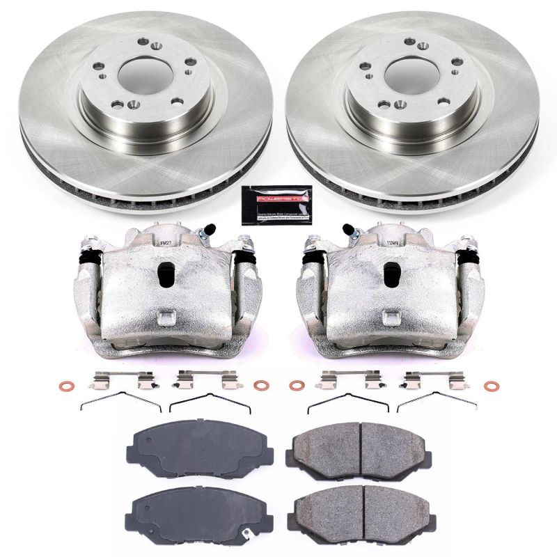 Power Stop 13-15 Acura ILX Front & Rear Z17 Evolution Geomet Coated Brake Kit