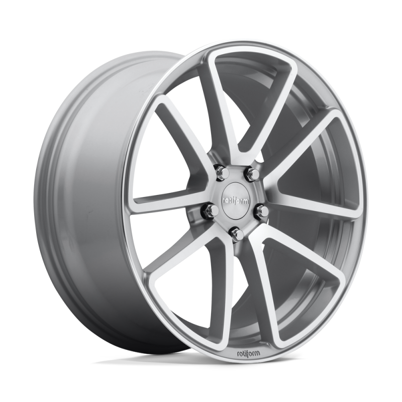 Rotiform R120 SPF Wheel 18x8.5 5x112 45 Offset - Gloss Silver Machined