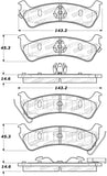 StopTech Street Disc Brake Pads - 305.06660