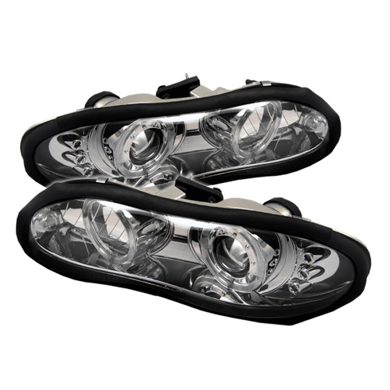 Spyder Chevy Camaro 98-02 Projector Headlights LED Halo LED Chrm - Low H1 PRO-YD-CCAM98-HL-C SPYDER