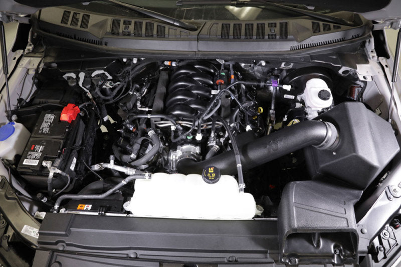 K&N 63 Series AirCharger Performance Intake 15-19 Ford F150 5.0L V8 F/I K&N Engineering