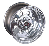 Weld Draglite 15x12 / 5x5 BP / +25 Offset / 7.5in BS / 80.77 Bore Polished Wheel - Non-Beadlock