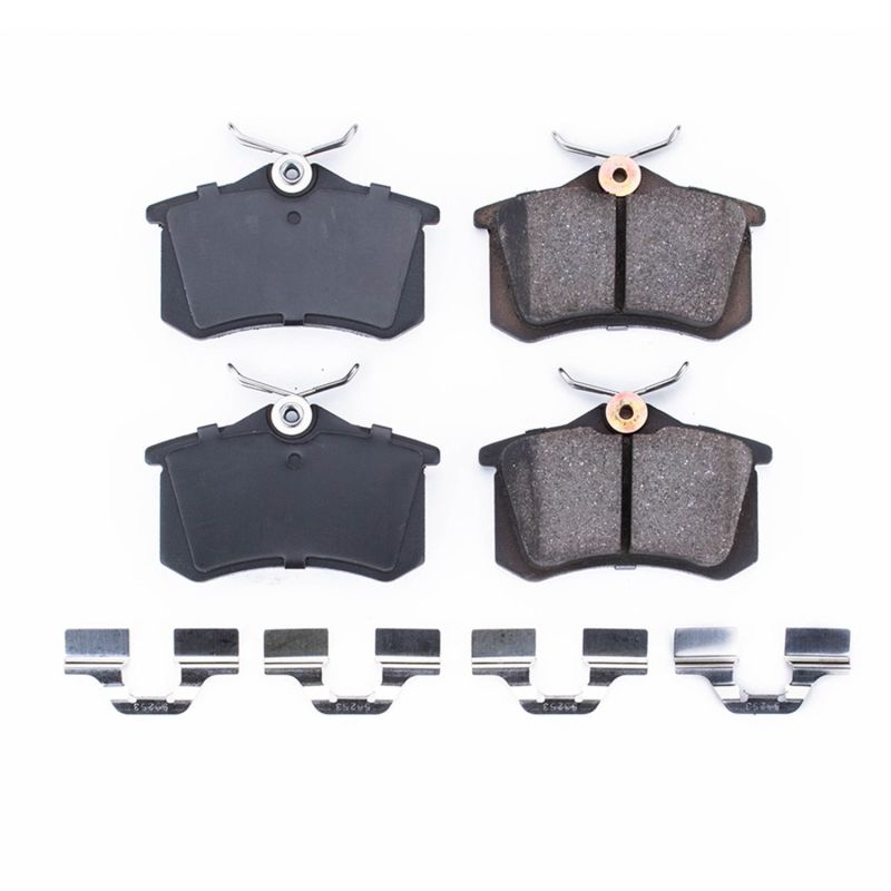 Power Stop 03-04 Audi A4 Rear Z17 Evolution Ceramic Brake Pads w/Hardware PowerStop