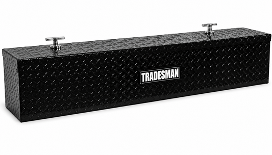 Tradesman Aluminum Flush Mount Truck Tool Box (60in.) - Black