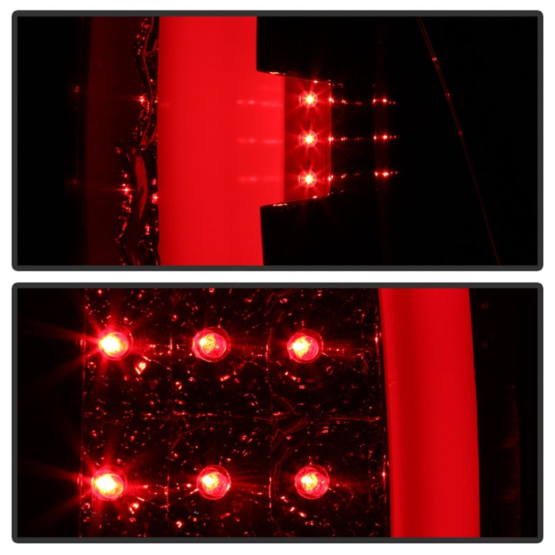 xTune 05-15 Toyota Tacoma (Excl Models w/LED) Light Bar LED Tail Lights -Chrm (ALT-ON-TT05-LBLED-C) SPYDER