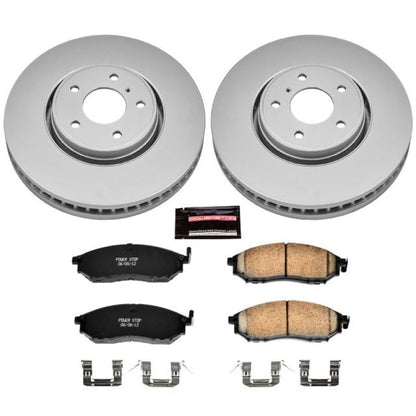 Power Stop 05-12 Infiniti FX35 Front Z17 Evolution Geomet Coated Brake Kit PowerStop