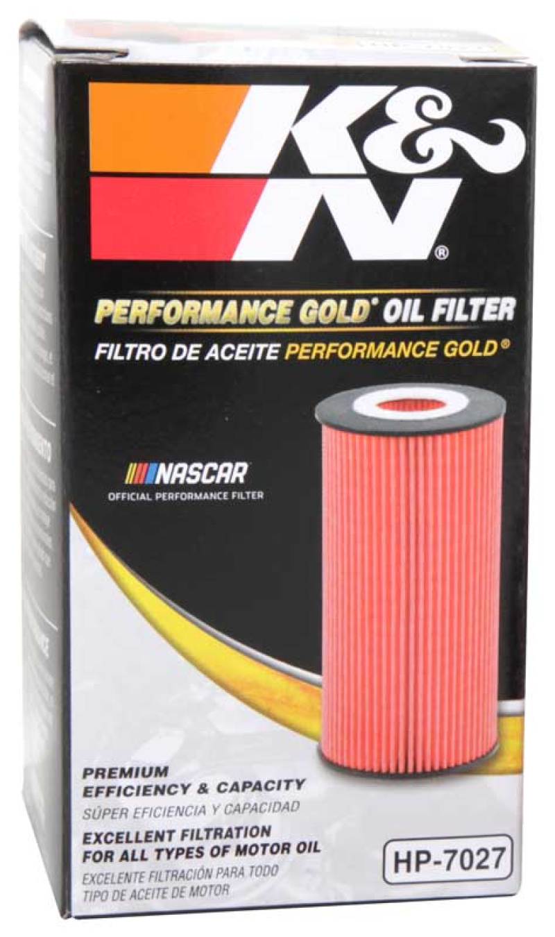 K&N Performance Oil Filter for 09-19 GM 1.4L / 1.6L / 1.8L w/ Hengst Filter Housing K&N Engineering