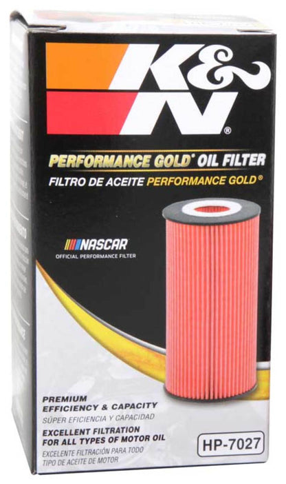 K&N Performance Oil Filter for 09-19 GM 1.4L / 1.6L / 1.8L w/ Hengst Filter Housing K&N Engineering