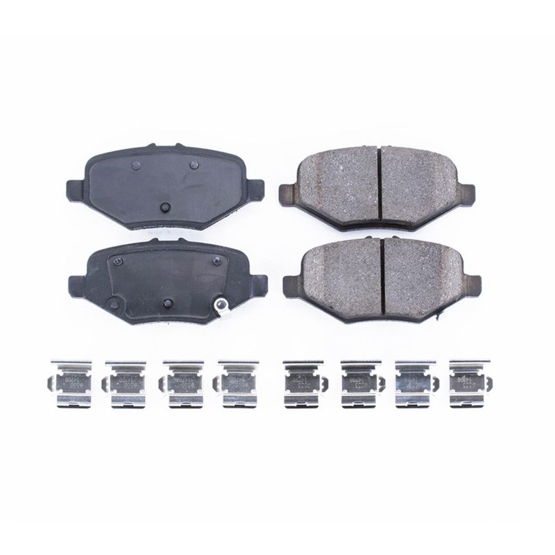 Power Stop 13-16 Ford Explorer Rear Z17 Evolution Ceramic Brake Pads w/Hardware PowerStop